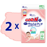 Підгузки Goo.N Plus для дітей (розмір 2(S), 4-8 кг, 124 шт) Підгузки Goo.N Plus для дітей (розмір 2(S), 4-8 кг, 124 шт)