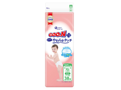 Підгузки Goo.N Plus для дітей (розмір 5(XL), 12-20 кг, 38 шт.) Підгузки Goo.N Plus для дітей (розмір 5(XL), 12-20 кг, 38 шт.)
