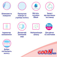 Підгузки Goo.N Plus для дітей (розмір 5(XL), 12-20 кг, 38 шт.) Підгузки Goo.N Plus для дітей (розмір 5(XL), 12-20 кг, 38 шт.)