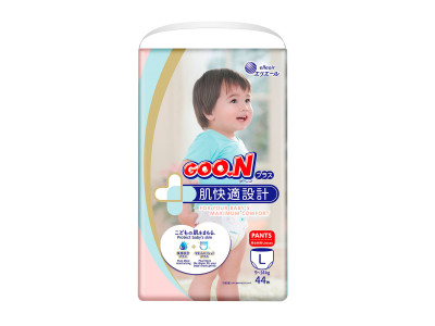 Трусики-підгузки Goo.N Plus для дітей (розмір 4(L), 9-14 кг, 44 шт)