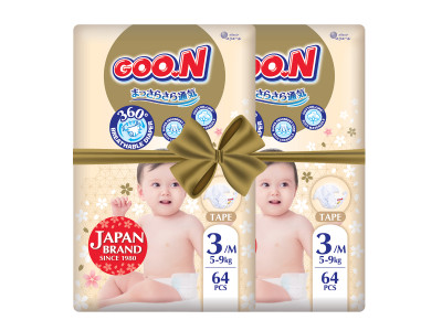Підгузки GOO.N Premium Soft для дітей (розмір 3(M), 5-9 kg, 128 шт.) Підгузки GOO.N Premium Soft для дітей (розмір 3(M), 5-9 kg, 128 шт.)