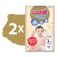 Підгузки GOO.N Premium Soft для дітей (розмір 3(M), 5-9 kg, 128 шт.) Підгузки GOO.N Premium Soft для дітей (розмір 3(M), 5-9 kg, 128 шт.)