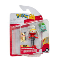 Набір ігрових фігурок Pokemon W18 - Морпеко, Бульбазавр, Рабут Набір ігрових фігурок Pokemon W18 - Морпеко, Бульбазавр, Рабут