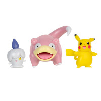 Набір ігрових фігурок Pokemon W18 - Пікачу, Літвік, Слоупок Набір ігрових фігурок Pokemon W18 - Пікачу, Літвік, Слоупок