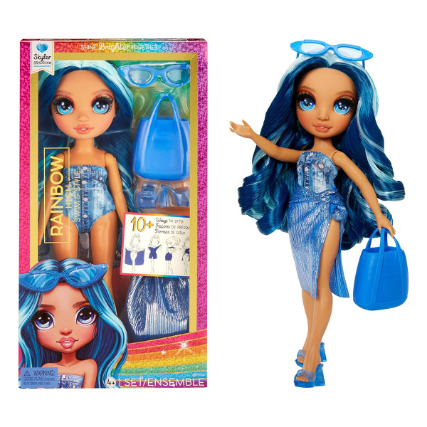 Лялька Rainbow High серії Swim & Style – Скайлер (з акс.) Лялька Rainbow High серії Swim & Style – Скайлер (з акс.)