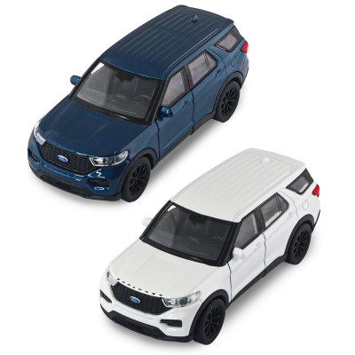 Автомодель - Ford Explorer 2023 (перламутрово-білий, блакитний металік) Автомодель - Ford Explorer 2023 (перламутрово-білий, блакитний металік)
