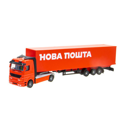 Автомодель – Фура Нова Пошта (червона)