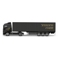 Автомодель - Фура Volvo FH16 Globetrotter 750 XXL (чорний, синій)
