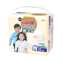 Трусики-підгузки Goo.N Premium Soft для дітей (розмір 7(3XL), 18-30 kg, 22 шт)