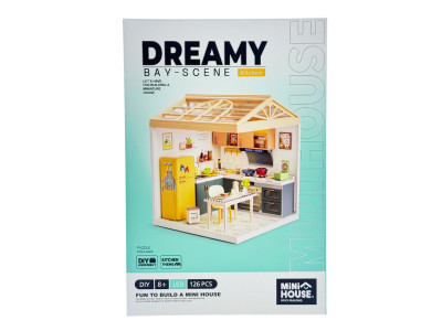 Конструктор-румбокс Mini House серії Інтер'єр – Кухня (світло)