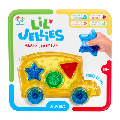 Сенсорний конструктор Jelly Blox серії Lil' Jellies - Автобус Сенсорний конструктор Jelly Blox серії Lil' Jellies - Автобус