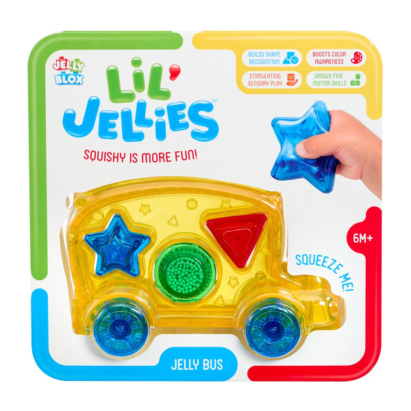 Сенсорний конструктор Jelly Blox серії Lil' Jellies - Автобус Сенсорний конструктор Jelly Blox серії Lil' Jellies - Автобус