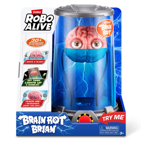 Інтерактивна іграшка Robo Alive – Мозок Браян Інтерактивна іграшка Robo Alive – Мозок Браян