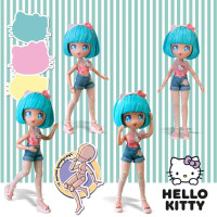 Ігровий набір 4SF Manga Dolls серії Hello Kitty – Красуня Пінк на скутері