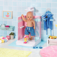 Автоматична душова кабінка для ляльки Baby Born - Купаємося з качечкою Автоматична душова кабінка для ляльки Baby Born - Купаємося з качечкою