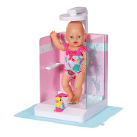 Автоматична душова кабінка для ляльки Baby Born - Купаємося з качечкою Автоматична душова кабінка для ляльки Baby Born - Купаємося з качечкою