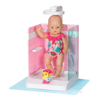 Автоматична душова кабінка для ляльки Baby Born - Купаємося з качечкою Автоматична душова кабінка для ляльки Baby Born - Купаємося з качечкою