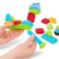 Конструктор серії Bristle Blocks - Будівельник, 56 деталей Конструктор серії Bristle Blocks - Будівельник, 56 деталей