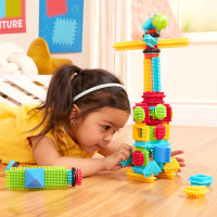 Конструктор серії Bristle Blocks - Будівельник, 56 деталей Конструктор серії Bristle Blocks - Будівельник, 56 деталей