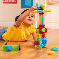 Конструктор серії Bristle Blocks - Будівельник, 56 деталей Конструктор серії Bristle Blocks - Будівельник, 56 деталей