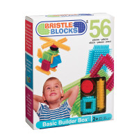 Конструктор серії Bristle Blocks - Будівельник, 56 деталей Конструктор серії Bristle Blocks - Будівельник, 56 деталей