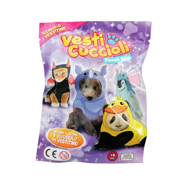 Стретч-іграшка у вигляді тварини Dress your Puppy – Друзі в костюмчиках Стретч-іграшка у вигляді тварини Dress your Puppy – Друзі в костюмчиках
