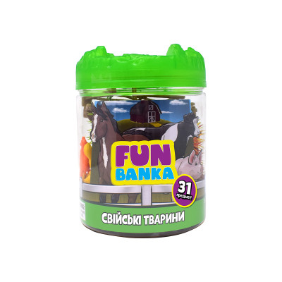 Ігровий міні-набір Fun Banka – Свійські тварини Ігровий міні-набір Fun Banka – Свійські тварини