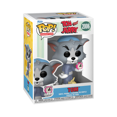 Ігрова фігурка Funko POP! серії Том і Джеррі S4 - Том з будильником