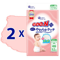 Підгузки Goo.N Plus для дітей (розмір 3(M), 6-11 кг, 104 шт) Підгузки Goo.N Plus для дітей (розмір 3(M), 6-11 кг, 104 шт)