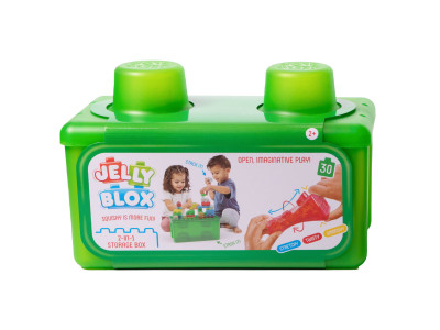 Сенсорний конструктор Jelly Blox - В кейсі 2 в 1: будуй-складай