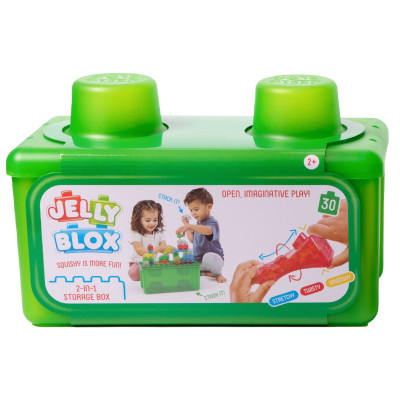 Сенсорний конструктор Jelly Blox - В кейсі 2 в 1: будуй-складай Сенсорний конструктор Jelly Blox - В кейсі 2 в 1: будуй-складай