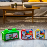 Сенсорний конструктор Jelly Blox - В кейсі 2 в 1: будуй-складай