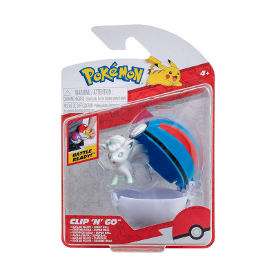Ігровий набір Pokemon W14 - Алола Вульпікс в покеболі Ігровий набір Pokemon W14 - Алола Вульпікс в покеболі