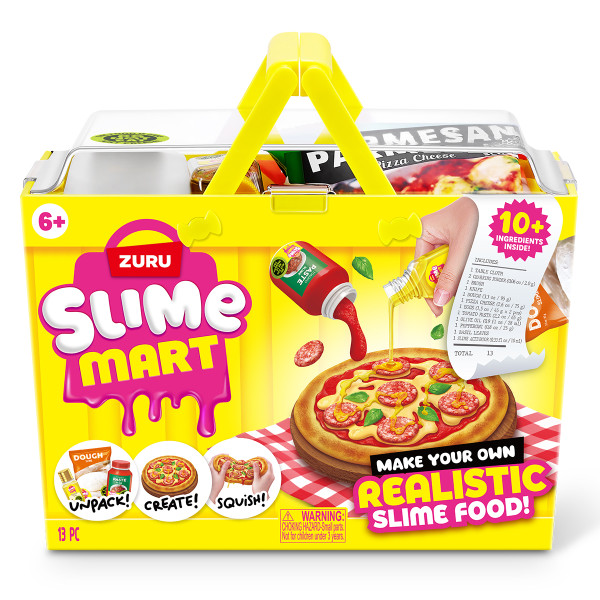 Ігровий набір зі слаймами Slime Mart серії Shopping Basket – Піца Ігровий набір зі слаймами Slime Mart серії Shopping Basket – Піца