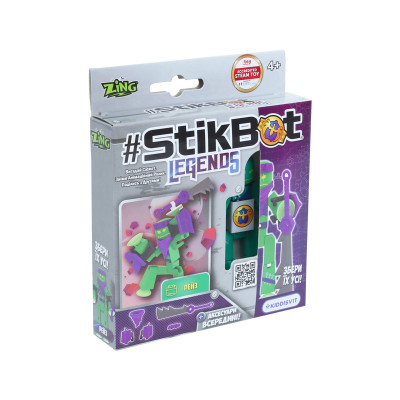 Ігровий набір для анімаційної творчості Stikbot Legends - Рейз Ігровий набір для анімаційної творчості Stikbot Legends - Рейз