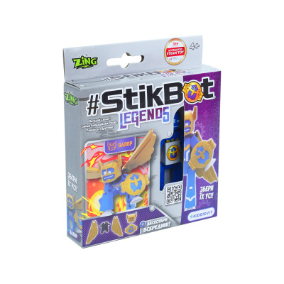 Ігровий набір для анімаційної творчості Stikbot Legends - Валор Ігровий набір для анімаційної творчості Stikbot Legends - Валор