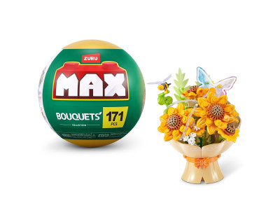 Конструктор в капсулі Max серії Bouquets S1 – Букет соняшників (світло)