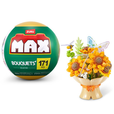 Конструктор в капсулі Max серії Bouquets S1 – Букет соняшників (світло)