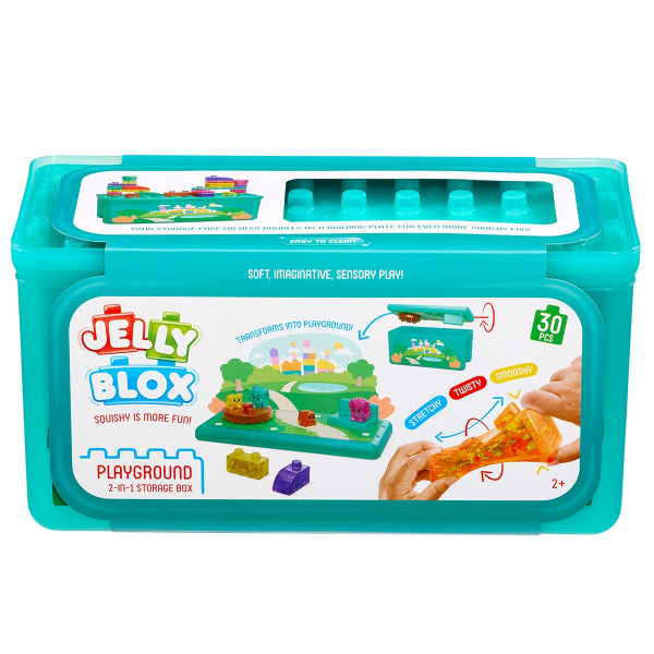 Сенсорний конструктор Jelly Blox - У кейсі 2 в 1: ігровий майданчик Сенсорний конструктор Jelly Blox - У кейсі 2 в 1: ігровий майданчик