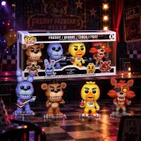 Набір ігрових фігурок Funko POP! серії 5 ночей у Фредді (4 фігурки) Набір ігрових фігурок Funko POP! серії 5 ночей у Фредді (4 фігурки)