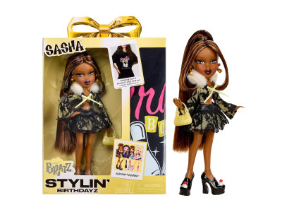 Ігровий набір з лялькою Bratz серії Stylin' Birthday — Саша Ігровий набір з лялькою Bratz серії Stylin' Birthday — Саша