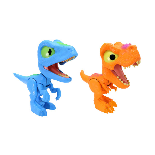 Набір фігурок з механічною функцією Dinos Unleashed – Ті-Рекс і Велоцираптор Набір фігурок з механічною функцією Dinos Unleashed – Ті-Рекс і Велоцираптор