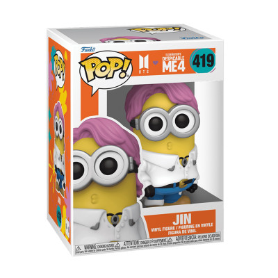 Ігрова фігурка Funko POP! серії Minions x BTS - Джін Ігрова фігурка Funko POP! серії Minions x BTS - Джін