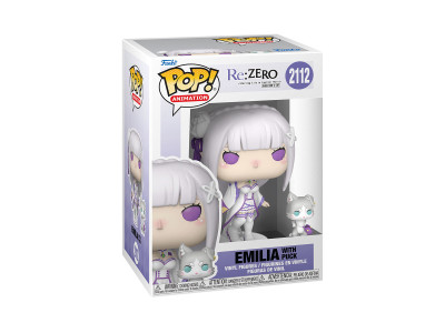 Набір ігрових фігурок Funko POP! серії Re:ZERO - Емілія з Паком Набір ігрових фігурок Funko POP! серії Re:ZERO - Емілія з Паком