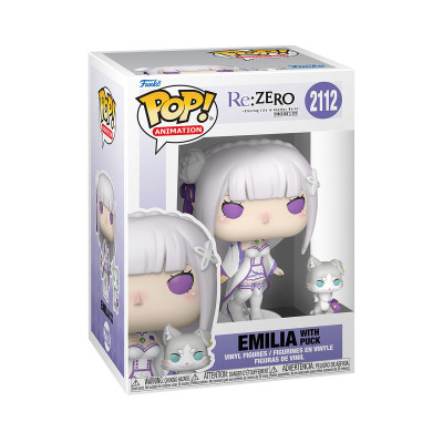Набір ігрових фігурок Funko POP! серії Re:ZERO - Емілія з Паком Набір ігрових фігурок Funko POP! серії Re:ZERO - Емілія з Паком