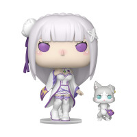 Набір ігрових фігурок Funko POP! серії Re:ZERO - Емілія з Паком Набір ігрових фігурок Funko POP! серії Re:ZERO - Емілія з Паком