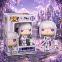 Набір ігрових фігурок Funko POP! серії Re:ZERO - Емілія з Паком Набір ігрових фігурок Funko POP! серії Re:ZERO - Емілія з Паком