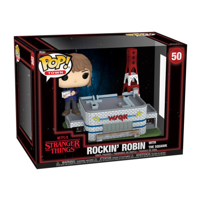 Набір ігрових фігурок Funko Pop! Town – Робін з радіостанцією WSQK Набір ігрових фігурок Funko Pop! Town – Робін з радіостанцією WSQK