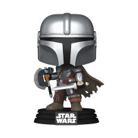Ігрова фігурка Funko POP! серії Мандалорець і Ґроґу - Мандалорець зі зброєю