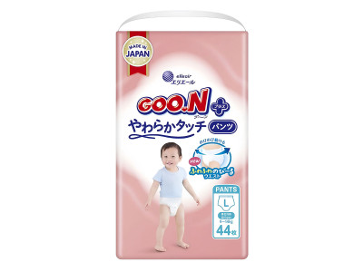 Трусики-підгузки Goo.N Plus для дітей (розмір 4(L), 9-14 кг, 44 шт.)
